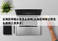 云海区块链公司怎么样啊[云海区块链公司怎么样啊工资多少]